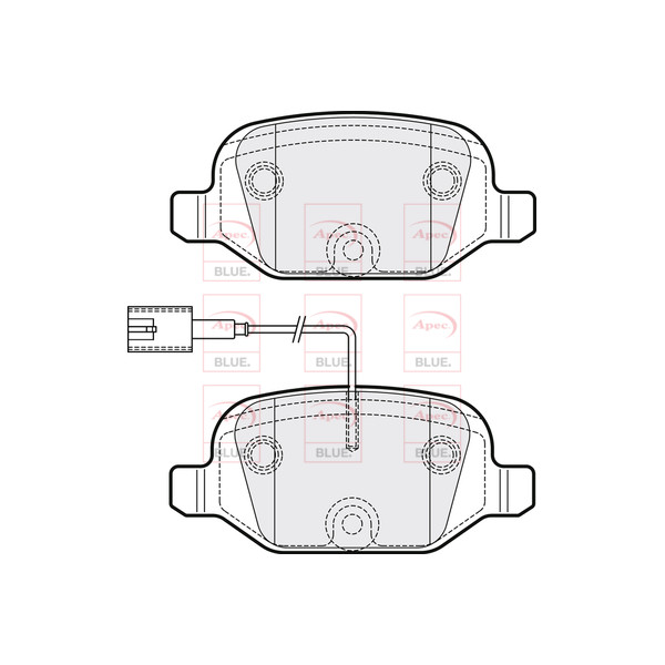 BRAKE PADS (REAR) (R90) image