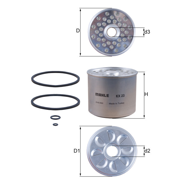 FUEL FILTER - ELEMENT image