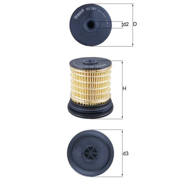 FUEL FILTER - ELEMENT image