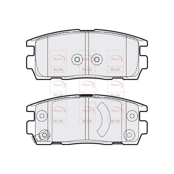 BRAKE PADS (REAR) (R90) image