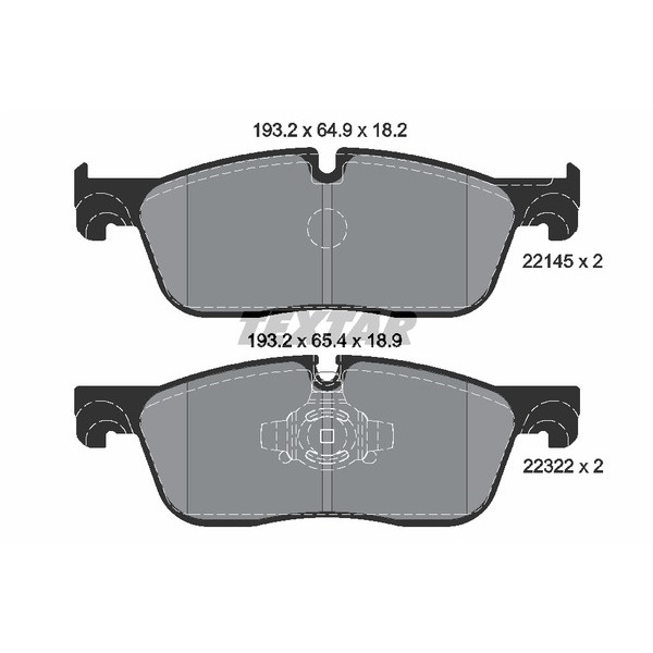 TEXTAR PC BRAKE PADS image