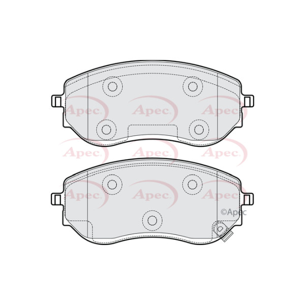 APEC BRAKE PADS (FRONT) (R90) image