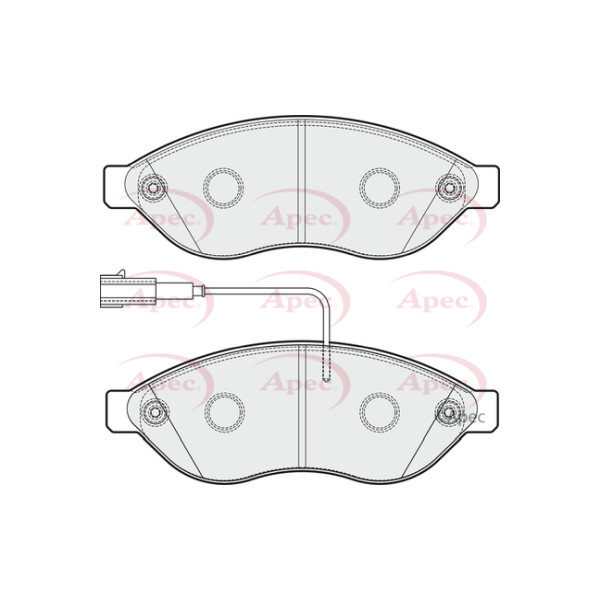 APEC BRAKE PADS (FRONT) (R90) image