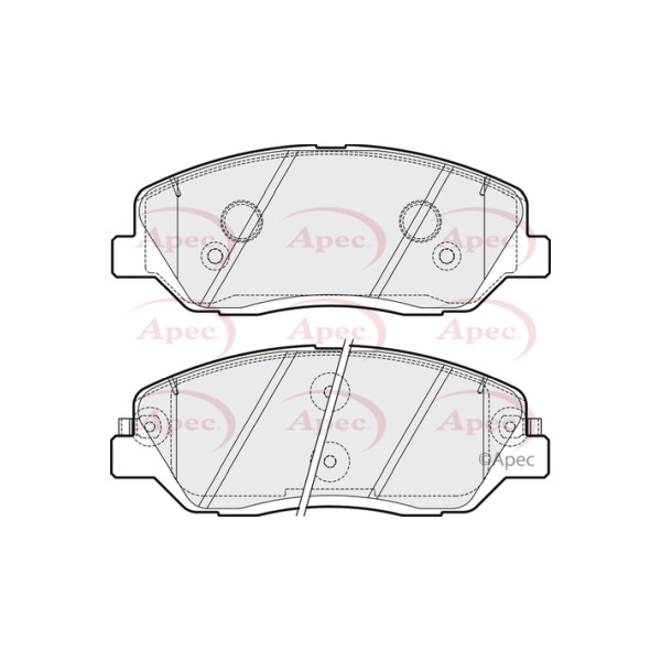 APEC BRAKE PADS (FRONT) (R90) image