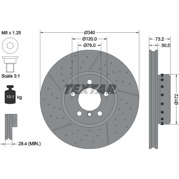 TEXTAR BIMETALLIC DISCS image