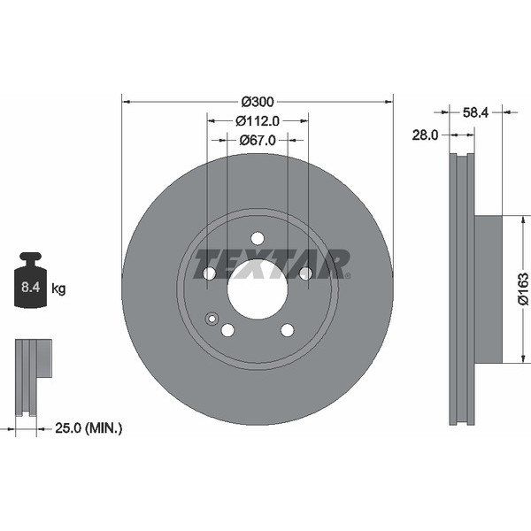 TEXTAR LCV DISCS image