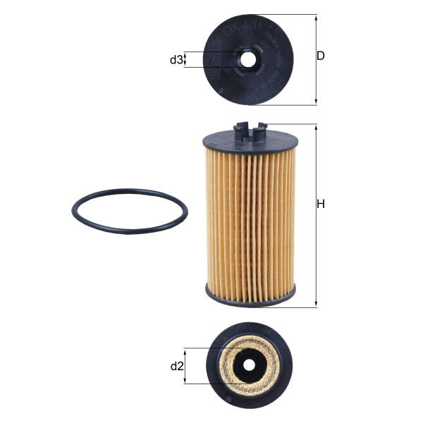 OIL FILTER - ELEMENT image