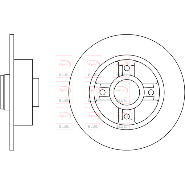 BRAKE DISC (REAR) (SINGLE) image