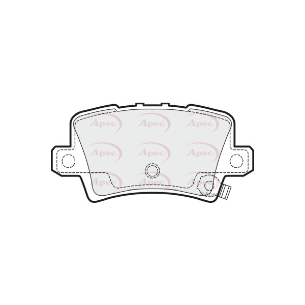 APEC BRAKE PADS (REAR) (R90) image