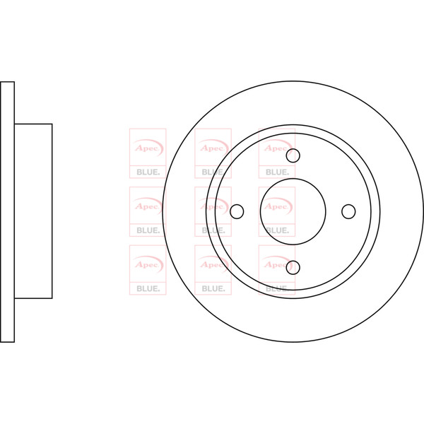 BRAKE DISC (FRONT) (SINGLE) image