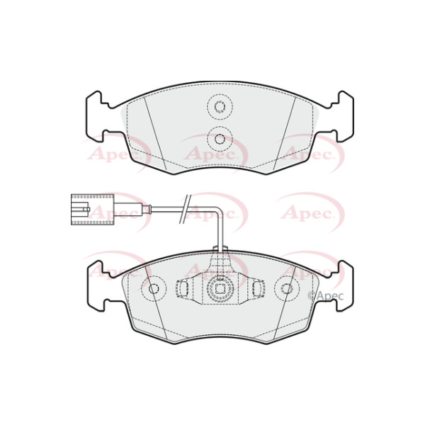 APEC BRAKE PADS (FRONT) (R90) image