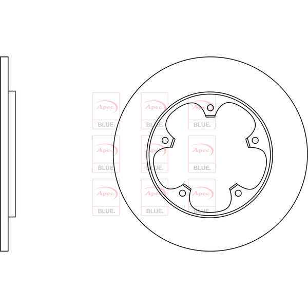 BRAKE DISC (REAR) (SINGLE) image