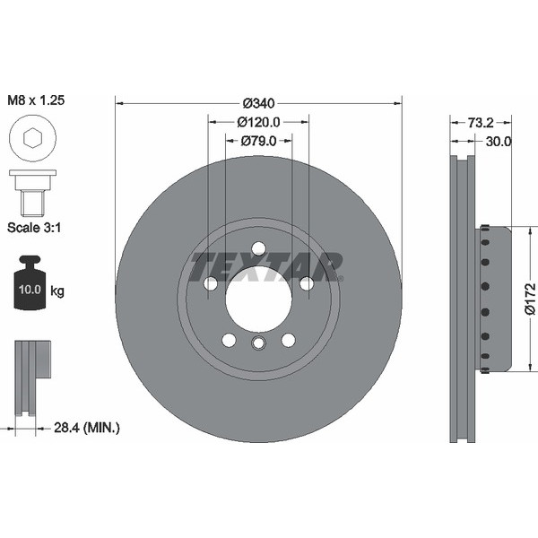 TEXTAR BIMETALLIC DISCS image