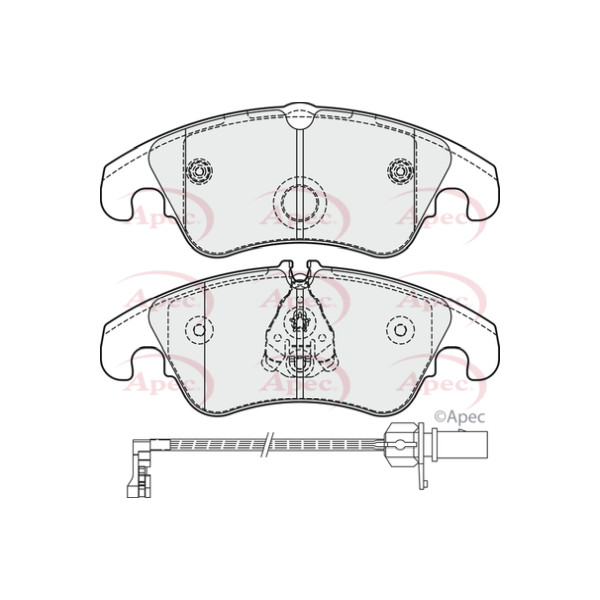 APEC BRAKE PADS (FRONT) (R90) image