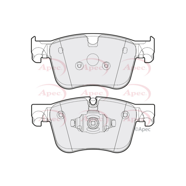 APEC BRAKE PADS (FRONT) (R90) image