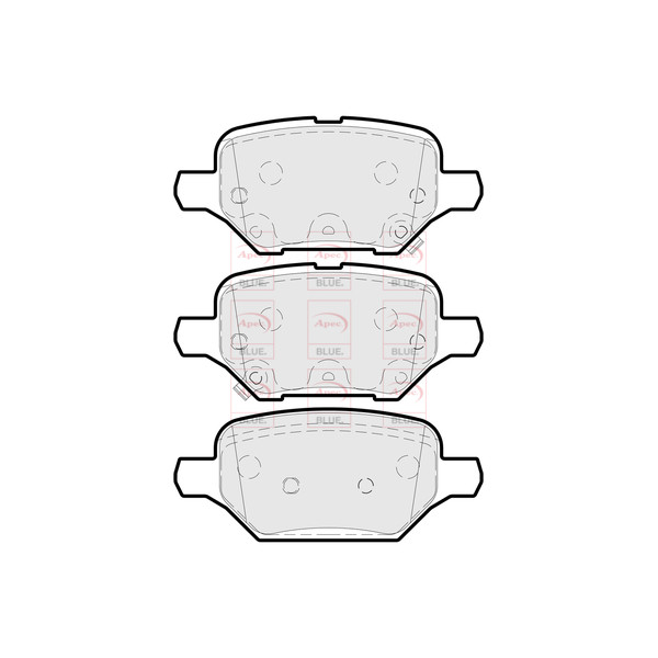 BRAKE PADS (REAR) (R90) image