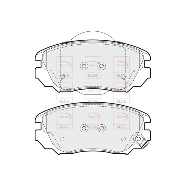 BRAKE PADS (FRONT) (R90) image