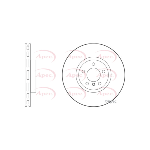 APEC BRAKE DISC (FRONT) (SINGLE) image