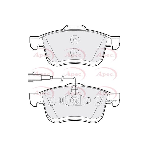 APEC BRAKE PADS (FRONT) (R90) image