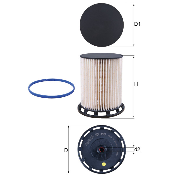 FUEL FILTER - ELEMENT image