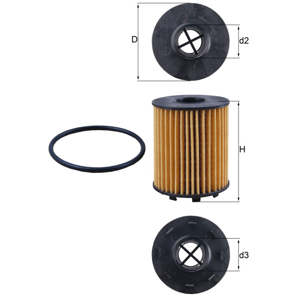 OIL FILTER - ELEMENT image