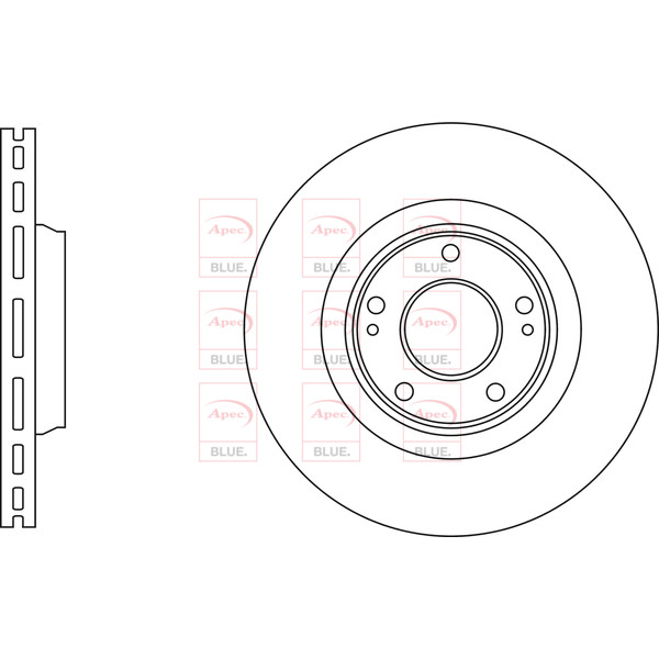 BRAKE DISC (FRONT) (SINGLE) image