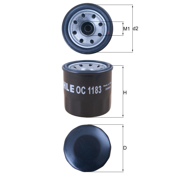 OIL FILTER - SPIN ON image
