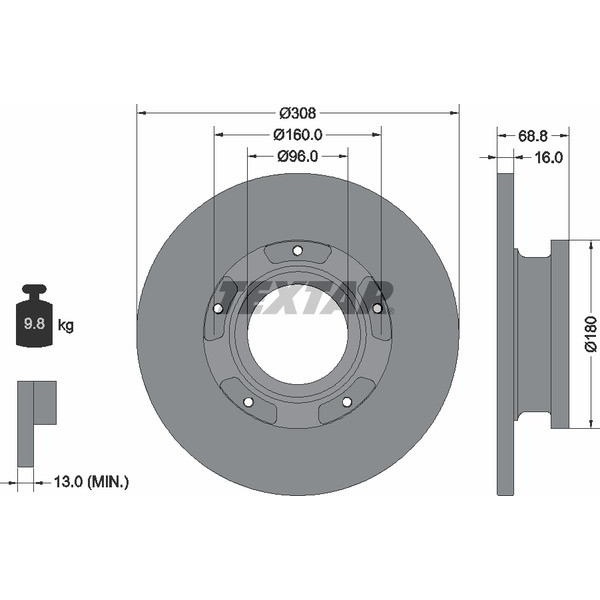 TEXTAR LCV DISCS image