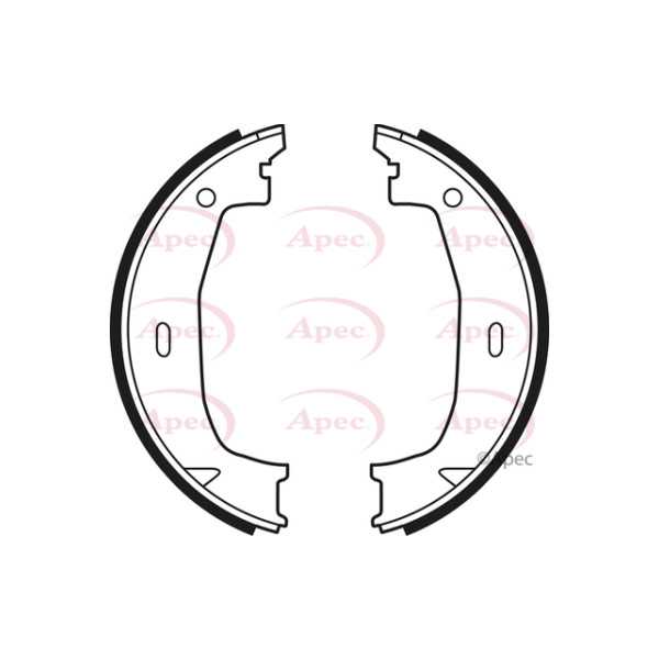 APEC BRAKE SHOES REAR image