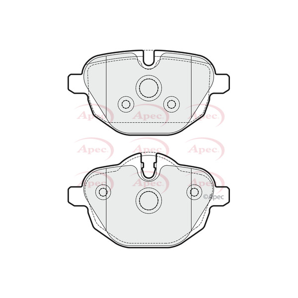 APEC BRAKE PADS (REAR) (R90) image