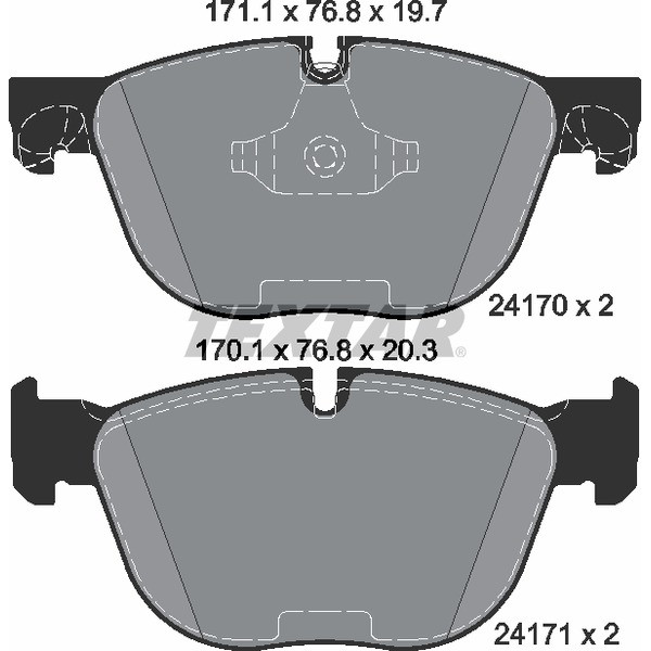 TEXTAR PC BRAKE PADS image