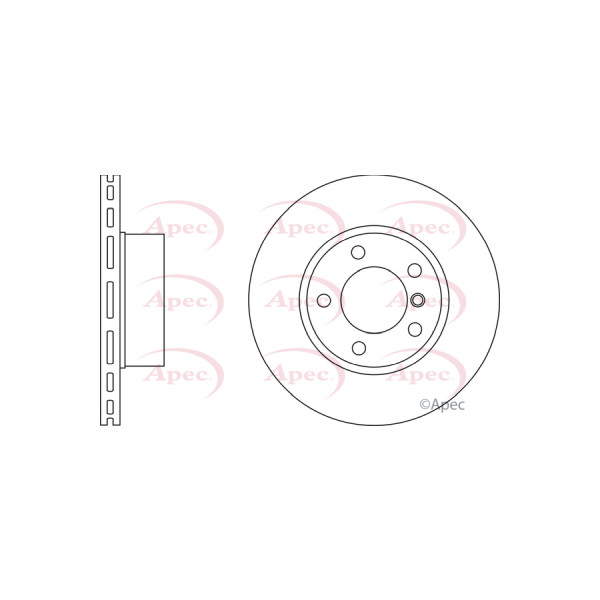 APEC BRAKE DISC (FRONT) (SINGLE) image