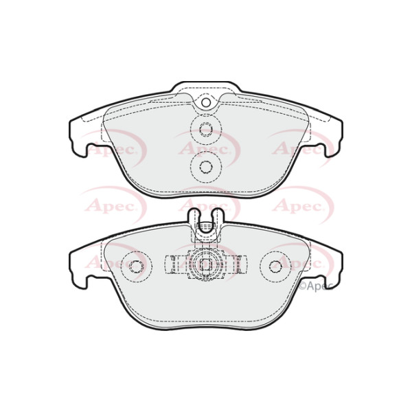 APEC BRAKE PADS (REAR) (R90) image