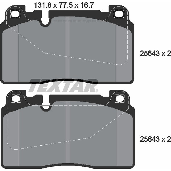 TEXTAR PC BRAKE PADS image