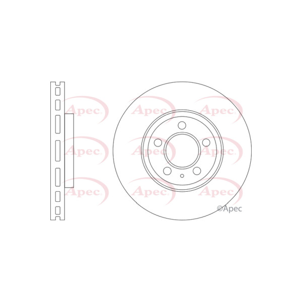 APEC BRAKE DISC (FRONT) (SINGLE) image