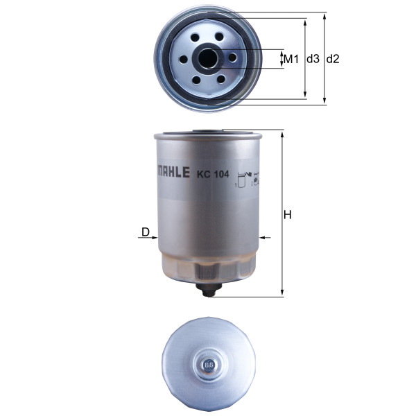 FUEL FILTER - SPIN ON image