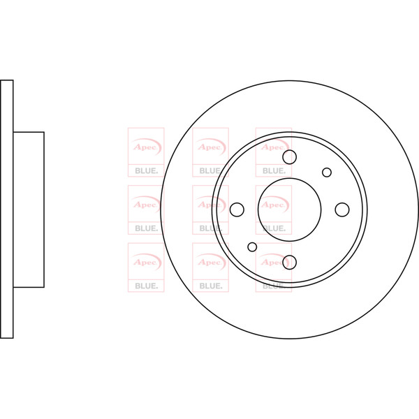 BRAKE DISC (FRONT/REAR) (SINGLE) image
