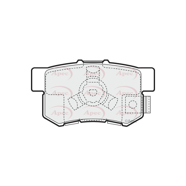 APEC BRAKE PADS (REAR) (R90) image