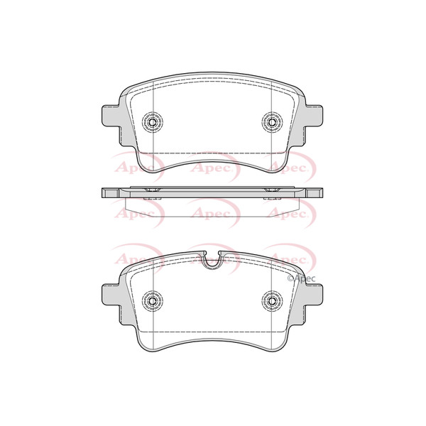 APEC BRAKE PADS (REAR) (R90) image