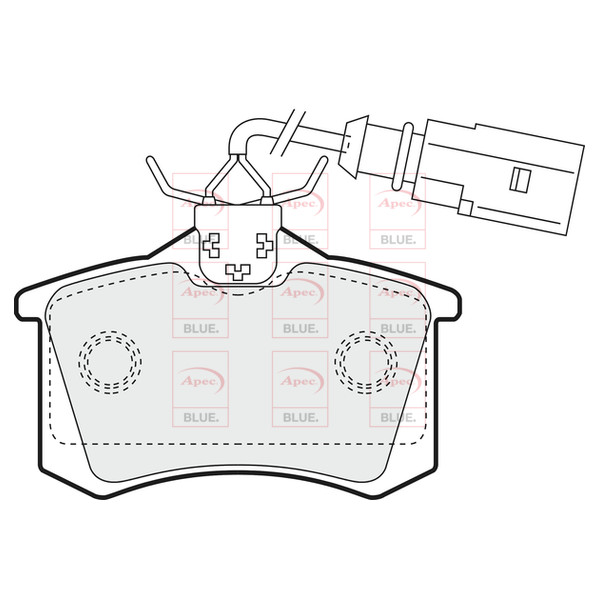 BRAKE PADS (REAR) (R90) image
