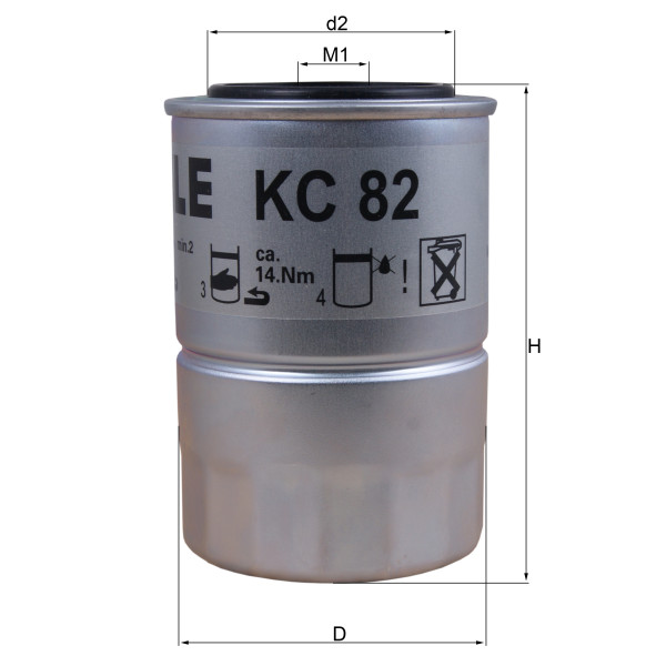 FUEL FILTER - SPIN ON image