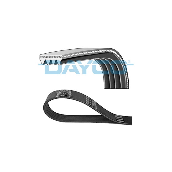RIBBED POLY VEE AUXILIARY BELT image