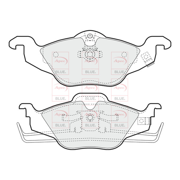 BRAKE PADS (FRONT) (R90) image