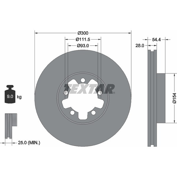 TEXTAR LCV DISCS image