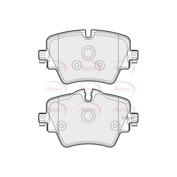 APEC BRAKE PADS (FRONT) (R90) image