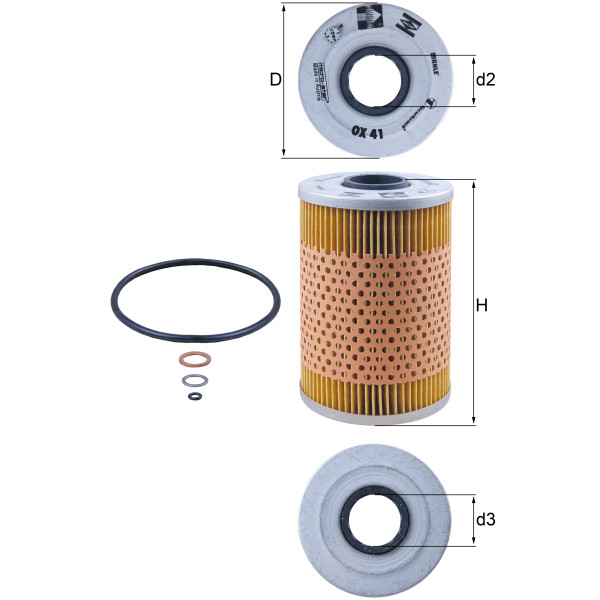 OIL FILTER - ELEMENT image