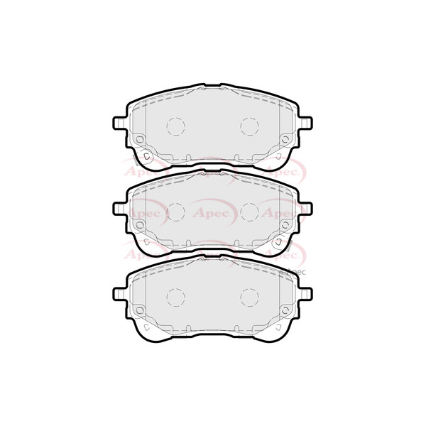 APEC BRAKE PADS (FRONT) (R90) image