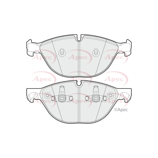APEC BRAKE PADS (FRONT) (R90) image