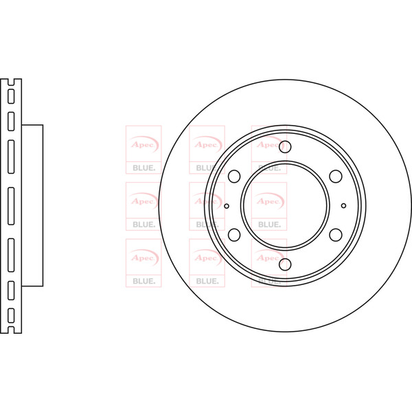 BRAKE DISC (FRONT) (SINGLE) image