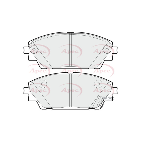 APEC BRAKE PADS (FRONT) (R90) image